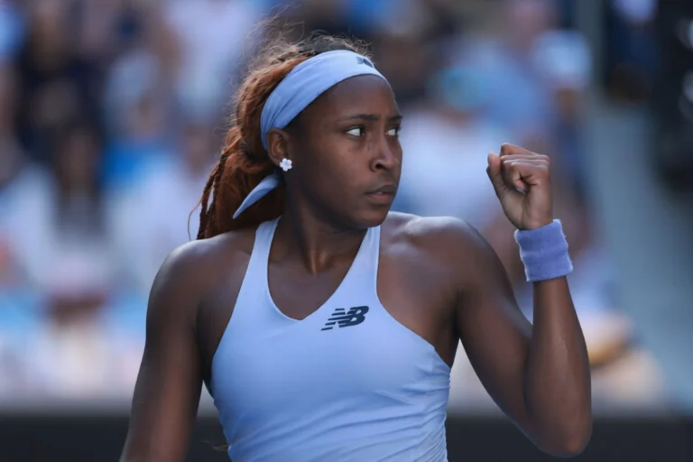 Coco Gauff at the australian open 2026 forth round