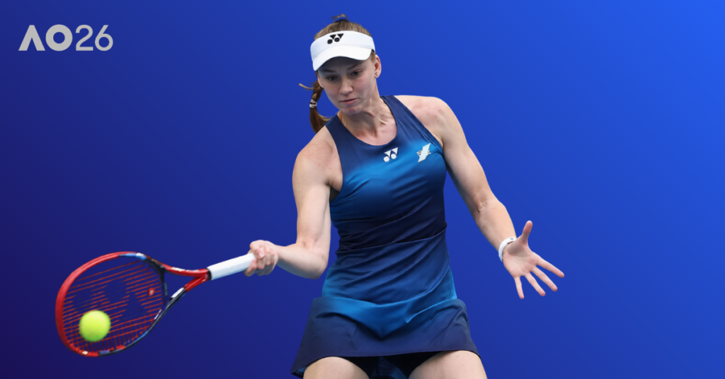 Elena Rybakina Australian Open first round win