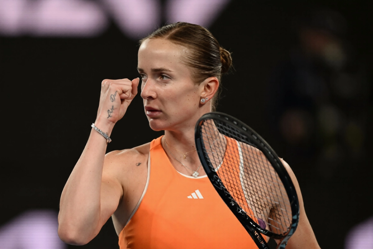 Elina Svitolina at the australian open 2026 fourth round