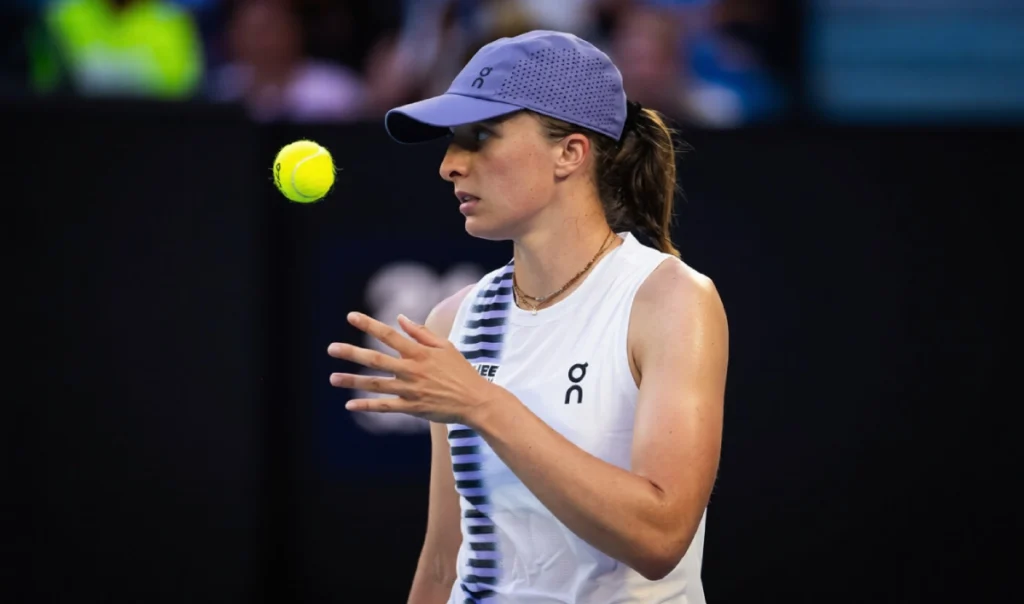 Iga Swiatek at the australain open 2026 fourth round
