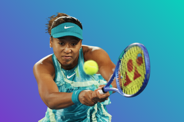 Naomi Osaka in action against Sorana Cirstea at Australian Open 2026